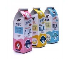 Bez Marki MILK pieštukų dėklas, MLEKO tūbelė