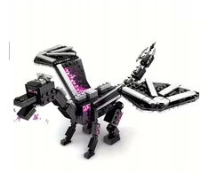 Bez Marki MINECRAFT ENDERDRAGON ĮKVĖPTI KONSTRUKCINIŲ KALULŲ RINKINYS VAIKAMS