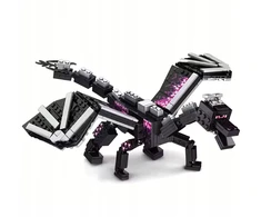 Bez Marki MINECRAFT ENDERDRAGON ĮKVĖPTI KONSTRUKCINIŲ KALULŲ RINKINYS VAIKAMS