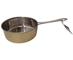 Bez Marki Mini keptuvė patiekalams ir užkandžiams patiekti, plieno indas, 300 ml, auksinis