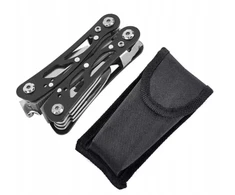 Bez Marki mini kombinerki MULTITOOL 9w1 NARZĘDZIE WIELOFUNKCYJNE szczypce SURVIVAL