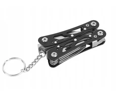 Bez Marki mini kombinerki MULTITOOL 9w1 NARZĘDZIE WIELOFUNKCYJNE szczypce SURVIVAL