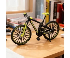 Bez Marki MINIATŪRINIS METALINIS MINI PIRŠTŲ DVIRAČIO ŽAISLAS KALNŲ DVIRAČIO KOLEKTORIAUS MODELIS 1:10