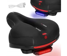 Bez Marki MINKŠTA ANTISKURINĖ DVIRAČIO SĖDYNĖ, VĖDINIMAS, USB LED LEMPAS
