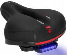 Bez Marki MINKŠTA ANTISKURINĖ DVIRAČIO SĖDYNĖ, VĖDINIMAS, USB LED LEMPAS