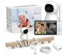 Bez Marki Mobili auklė KAMERA OBROTOWA LCD 5'' 5000mAh ZOOM NAGRYWANIE 400M