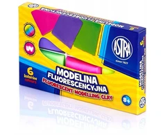 Bez Marki MODELINA Fluorescencyjna 6 KOLORÓW dla Dzieci jaskrawe ASTRA SOLINA JAKOŚĆ