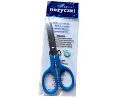Bez Marki Mokyklinės žirklės 12 cm mėlynos arba rožinės spalvos