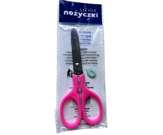 Bez Marki Mokyklinės žirklės 12 cm mėlynos arba rožinės spalvos