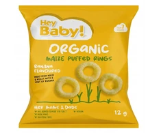 Bez Marki MORŲ TRAUKINĖJIMAI SU BANANO SKAIČIU VAIKAMS VIRŠesniems nei 7 mėn. EKOLOGIŠKAS HEYBABY