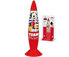 Bez Marki MYSZKA MICKEY Lampka LED zmienia kolory+brokat