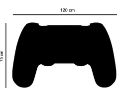 Bez Marki NA magnesy METALOWA TABLICA blacha PAD gra Play 120x75 cm dzień chłopaka