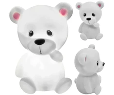 Bez Marki Naktinė lempa DLA DZIECI DO POKOJU NA BATERIE MINI MIŚ LED 12 CM