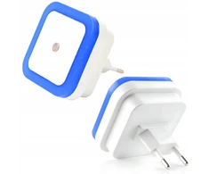 Bez Marki Naktinė lempa DO KONTAKTU LED CZUJNIK ZMIERZCHU DLA DZIECI mėlyna LAMPA