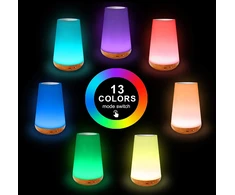 Bez Marki Naktinė lempa LED RGB ŚCIEMNIANA DLA DZIECI Z CZUJNIKIEM DOTYKOWYM + Pultas