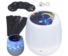 Bez Marki Naktinė lempa Projektorius GWIAZD KOSMOS WYMIENNE KLISZE LED USB