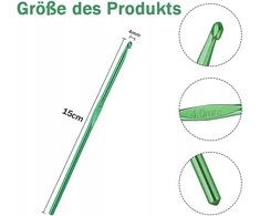 Bez Marki NĖRIMO KABILTELĖS 7 Vnt. 4MM ŽALIA ERGONOMIKA PATOGI PROFESIONALUS MĖGĖJAS