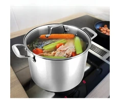 Bez Marki NERŪDIJANČIO PLIENO PUODAS 18L DIDELIS INDUKCINIS LĖTO GAVIMO NUTRICHEF