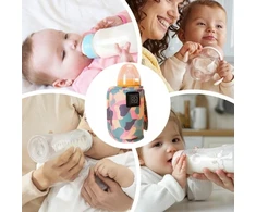 Bez Marki NEŠIMASIS TURISTINIS ŠILDYTUVAS PIENO BUTELIAMS TRAVEL LAYETTE USB 5V