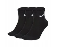 Bez Marki Nike kojinės juodos kulkšnies kojinės medvilninės SX4926-101 3Pak 38-42