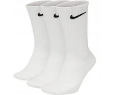 Bez Marki NIKE paminkštintos kasdieninės KOJINĖS, ilgos baltos 38-42 dydžio logotipo Dri-Fit 3 pakuotės