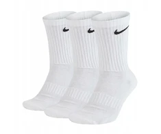 Bez Marki NIKE paminkštintos kasdieninės KOJINĖS, ilgos baltos 38-42 dydžio logotipo Dri-Fit 3 pakuotės