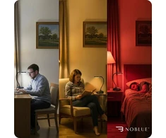 Bez Marki Noblue Led Naktinė Lempa: 3 Spalvos, Belaidė, Usb