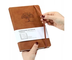 Bez Marki NOTEBOOK A5 2 Vnt. DIENORAŠČIO ŽURNALAS KIETAS NEŠINIŲ KNYGELIS RUDA