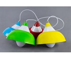 Pakabinamas šviestuvas Bez Marki NOWOCZESNA LAMPA LED WISZĄCA SUFITOWA ŻYRANDOL NA PILOTA 3 BARWY ŚWIATŁA