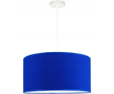 Pakabinamas šviestuvas Bez Marki Nowoczesna Lampa wisząca, sufitowa, abażur 40cm mėlyna chaber żyrandol,