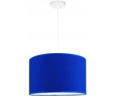 Bez Marki Nowoczesna Lampa wisząca sufitowa mėlyna abażur 35cm żyrandol, salon,