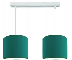 Lubinis šviestuvas Bez Marki Nowoczesna Lampa Wisząca żyrandol, sufitowa modny abażur 20cm žalia Led