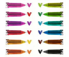 Bez Marki Nutrinami spalvoti rašikliai, 12 vnt