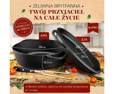 Bez Marki OVALUS KETUS LIETUVINIS LIETUS 35cm 6L SU DANGIU