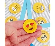 Bez Marki OZDOBNE MAGNESY NA LODÓWKE MAGNES EMOTKA DO TABLICY MAGNETYCZNEJ UŚMIECH 10