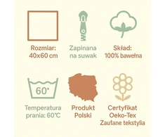 Bez Marki Pagalvės užvalkalas miško gyvūnai grybai miško voverė medvilnė ant baltos spalvos 40x60