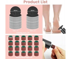 Bez Marki PAKEITIMAI PĖDŲ DILTELĖMS 43MM 60 Vnt. ILGUS HIGIENOS RINKINYS
