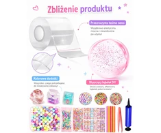 Bez Marki „Pasidaryk pats“ nano juostos rinkinys, skirtas burbulams kurti, dvipusis
