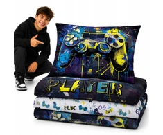 Patalynės komplektas Bez Marki Patalynė Świecąca w ciemności 140x200 Gamer Pad do gry konsola