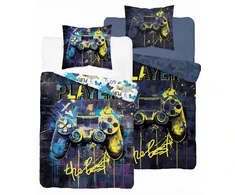 Patalynės komplektas Bez Marki Patalynė Świecąca w ciemności 140x200 Gamer Pad do gry konsola