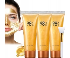Bez Marki PEEL OFF MASK 3 GOLD ANTIRUKŠČIŲ DRĖKINANTIS GEL