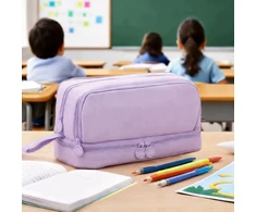 Bez Marki Penalas Szkolny dla Dziewcząt Nastolatek Specialm,Violetinis,22cm