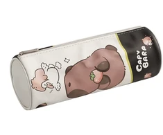 Bez Marki Penalas Tuba Kapibara 20x7 cm Szkolny Organizer na Długopisy Ekoskóra