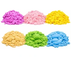 Bez Marki Piasek Kinetyczny 3kg Magiczny Rinkinys Foremki Łopatka Piaskownica Dzieci XL