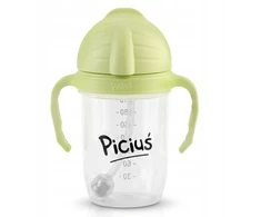 Bez Marki Piciuś Sippy buteliukas vaikams su pasvertu šiaudeliu 240 ml 6m+ PISTAČIŲ