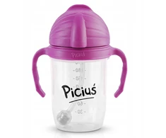 Bez Marki Piciuś Sippy buteliukas vaikams su svertu šiaudeliu 240 ml 6m+ FIG