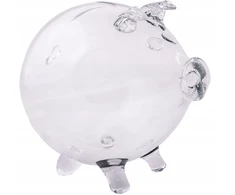 Bez Marki PIGGY GLASS PINIGŲ DĖŽUTĖ DOVANA STIPRUS STIKLAS DIDELIS