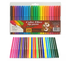 Bez Marki Pisaki, mazaki 24 kolory flamastry colour pen