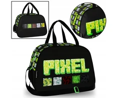 Bez Marki Pixel MINECRAFT pojemna torba gimnastyczna WF podróżna na ramię DLA GRACZA