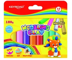 Bez Marki Plastelino rinkinys vaikams, 12 spalvų po 15g